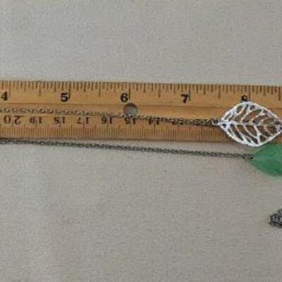 Extra Long Necklace with Gemstones
