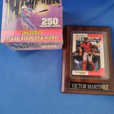 Lot 3: Victor Martinex Trading Card & Home Run Box of 250 Baseball Cards