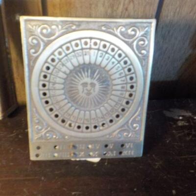 Brass Kaleidoscope and Brass Real Sun Dial.