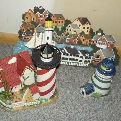 Light House deal Cast iron painting hanger and other houses.