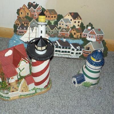 Light House deal Cast iron painting hanger and other houses.