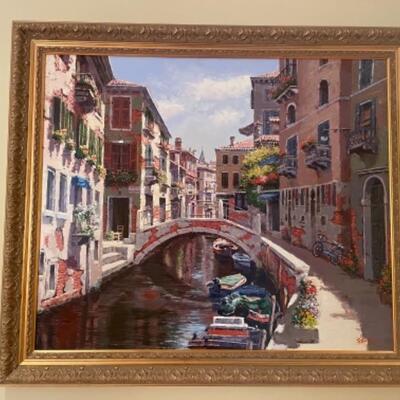 Venice oil painting