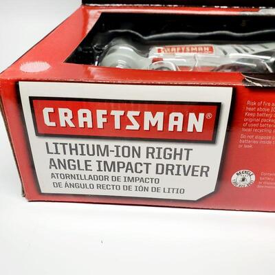 CRAFTSMANM LITHIUM-ION RIGHT ANGLE IMPACT DRIVER - NEW