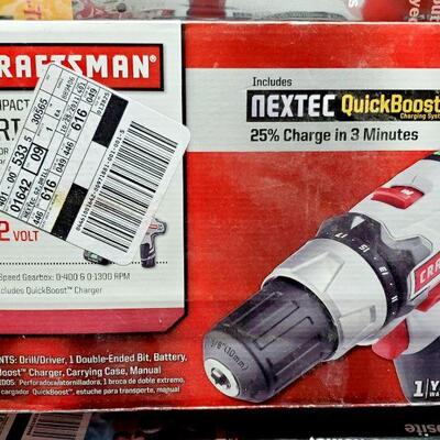 CRAFTSMAN 12 VOLT LITHIUM-ION COMPACT DRILL *NEW*
