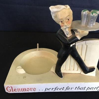 Glenmore Whiskey Vintage Advertising Ashtrays Lot of 3