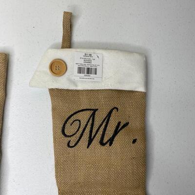 Mr & Mrs Christmas Stockings 