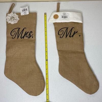Mr & Mrs Christmas Stockings 