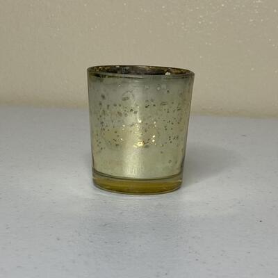 60 Glass Votive Cups - Gold 