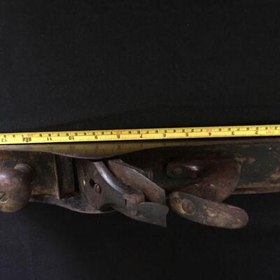 Cast Iron & Rosewood Inlaid Antique Plane