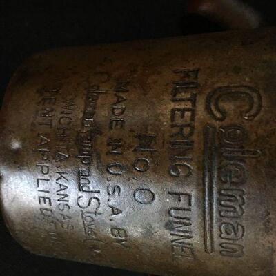 Antique Coleman Lampoil Funnel