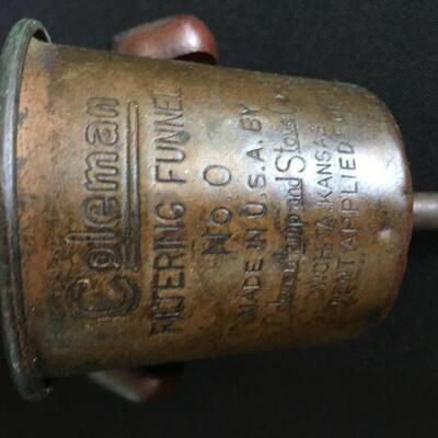 Antique Coleman Lampoil Funnel