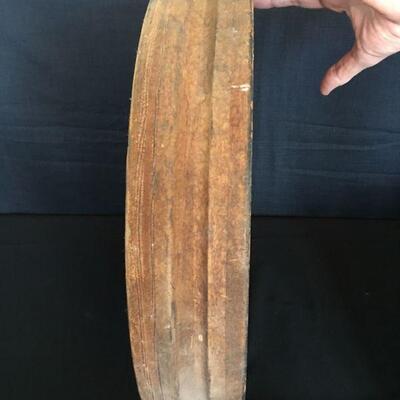 Wooden Foundry Mold Red/Silver