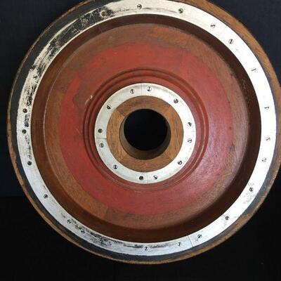 Wooden Foundry Mold Red/Silver