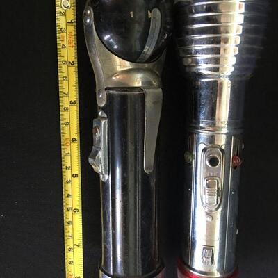 USA - LITE Flash Light "Swivel Head" & Tri-Color Flashlight  Pair