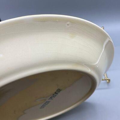 Unbranded Ceramic Floral Pie Plate