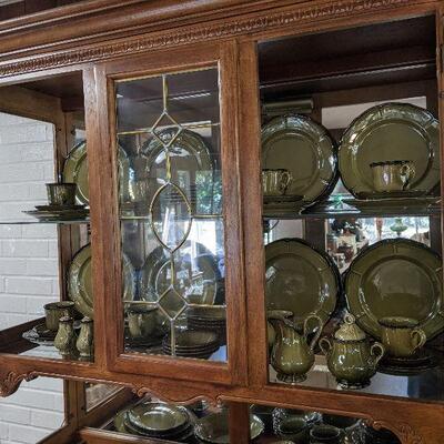 Large cherry China Cabinet only