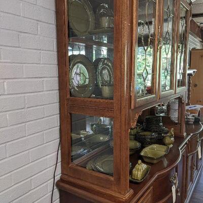 Large cherry China Cabinet only