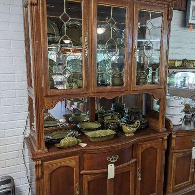 Large cherry China Cabinet only