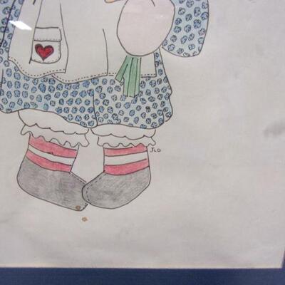 Lot 166 - Raggedy Ann Drawing