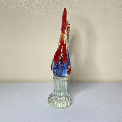 Colorful Glass Rooster