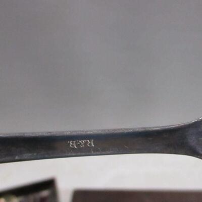Lot 174 - Mixed Plated Flatware With Storage Box