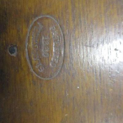 Lot 182 - Fisher Stainless Steel Or Alloy Laboratory Prong Chemistry Clamps & Wooden Tool Box
