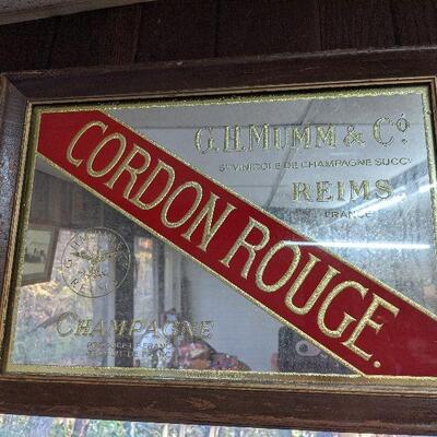 Cordon Rouge Beer Sign 