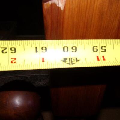 Lot 184 - Walnut Full/Queen Bed Frame with Rails 61"