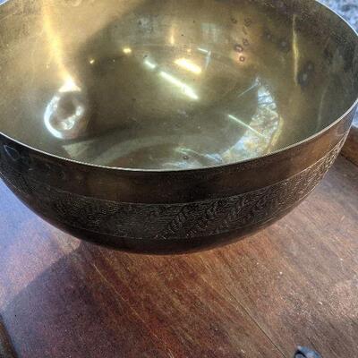 Large Brass Bowl