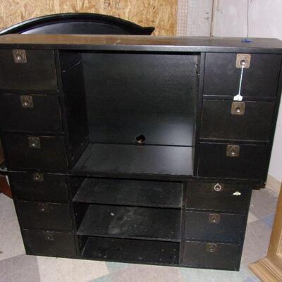 Lot 197 - 2 Piece TV Stand With Drawers
