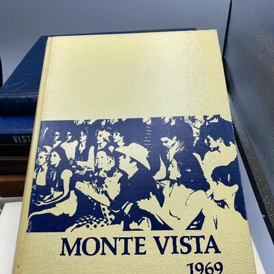 Vintage Monte Vista High School Yearbooks 16 books 60s and 70s