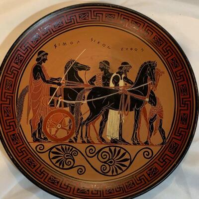 Hand made plate from Greece