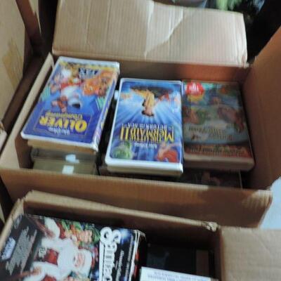 MORE BOXES OF VHS TAPES  3RD LOT