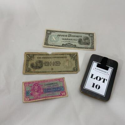 .10. Japanese Money | USA Military Payment Certificate