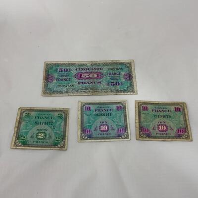 .11. WW2 French Francs