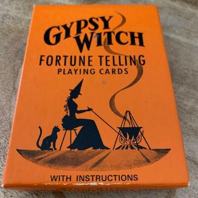 Vintage Gypsy Witch Fortune Telling Cards