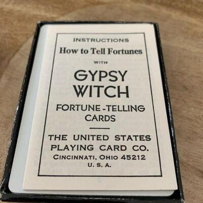 Vintage Gypsy Witch Fortune Telling Cards