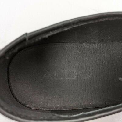 ALDO Black Leather Lace Up Oxford Dress Shoes, Men's Size 9.5