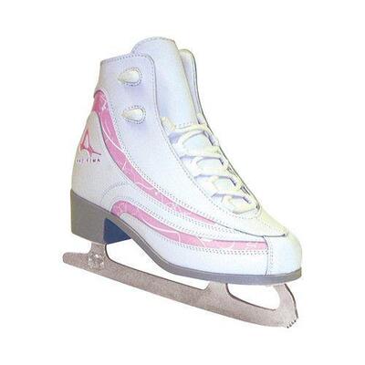American Athletic Girls' Soft Boot Ice Skates, Size 1 - New, Open Box