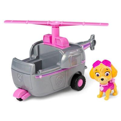 PAW Patrol, Skyes Helicopter Vehicle w/Collectible Figure - New
