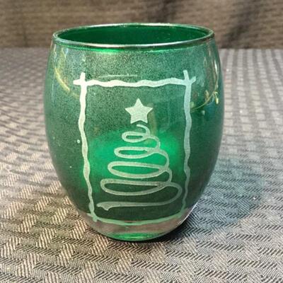 Vintage PartyLite® Holiday Tea Light Votive Holder #P7906-1