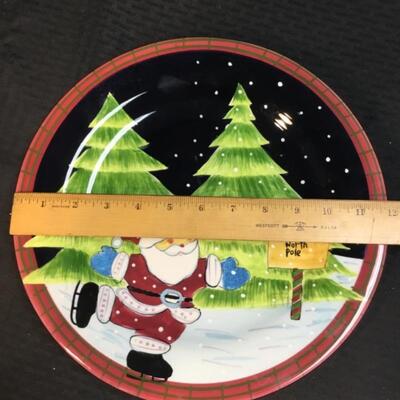 GatesWare™ by Laurie Gates Holiday Plate