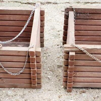 CUTE WOODEN PLANTERS 