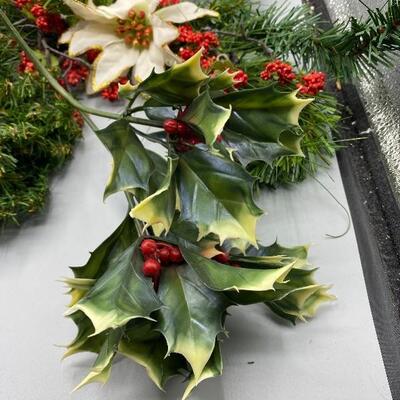 Holiday Artificial Greenery and Bows