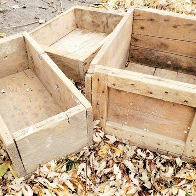 NICE ANTIQUE WOODEN BOXES 