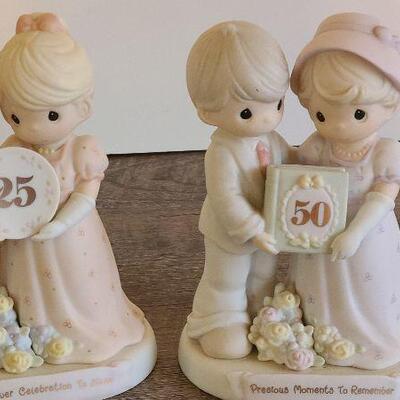 D56: Precious Moments  Anniversary Figurines