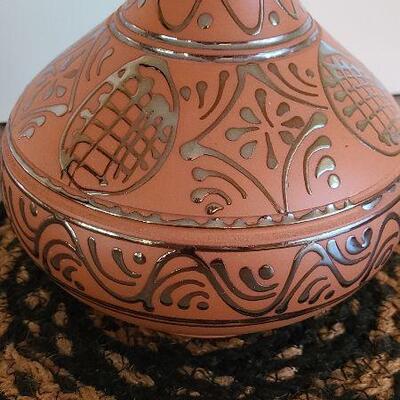 D60: Terra Cotta with Silver Overlay