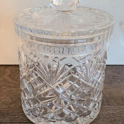 D63: Cut Cystal Candy Jar & Compote