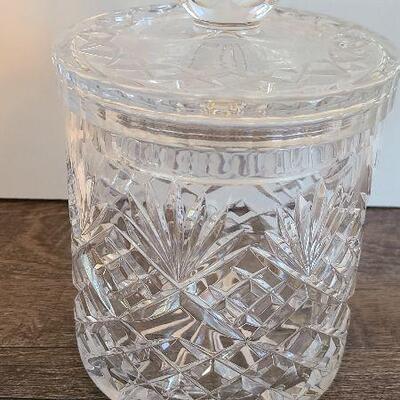 D63: Cut Cystal Candy Jar & Compote