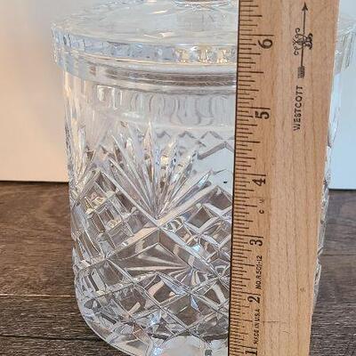 D63: Cut Cystal Candy Jar & Compote